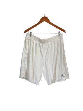 Adidas Mens White Performance Athletic Shorts Size XL